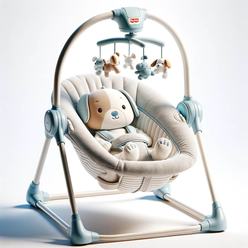 Fisher-Price Sweet Snugapuppy Dreams Cradle 'n Swing