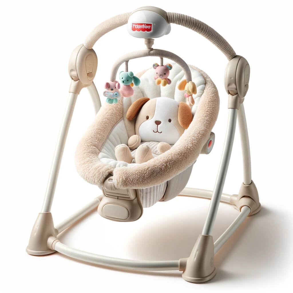 Fisher-Price Sweet Snugapuppy Dreams Cradle 'n Swing