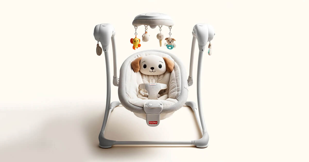 Fisher-Price Sweet Snugapuppy Dreams Cradle 'n Swing