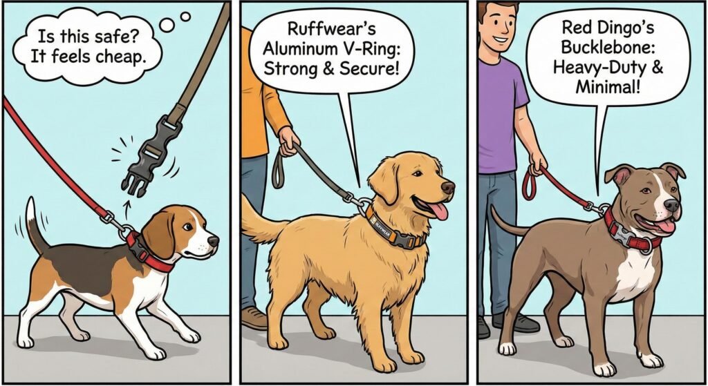Opt for metal leash points