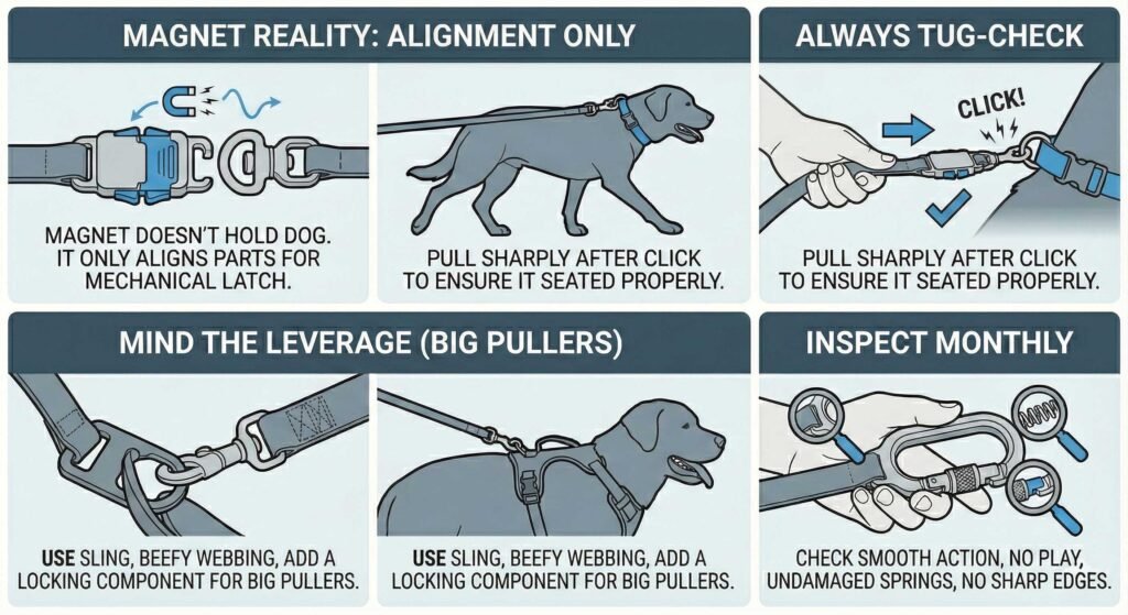 Magnet doesn’t hold your dog