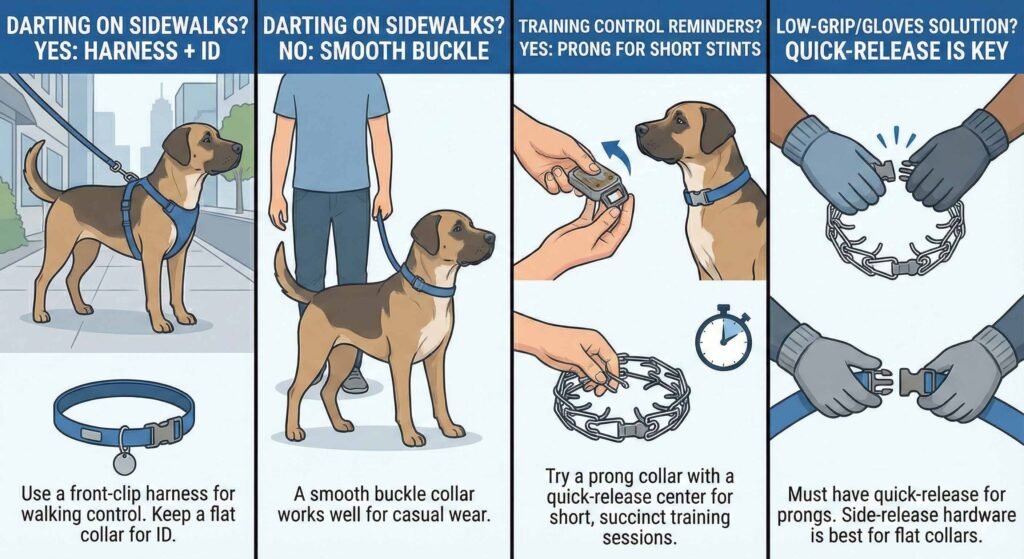 Which collar to use One to UseDecision Flow