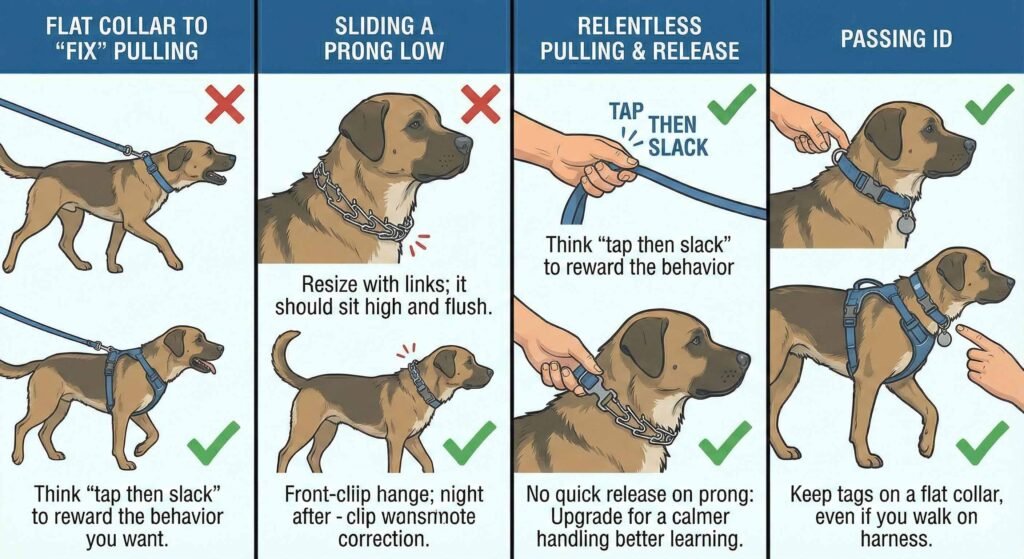 picture of dog collar Common Mistakes Easy Fixes