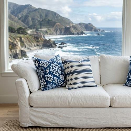 Best Pillows: Expert Tested 1 blue-coastal-pillows-rugged-big-sur-ocean