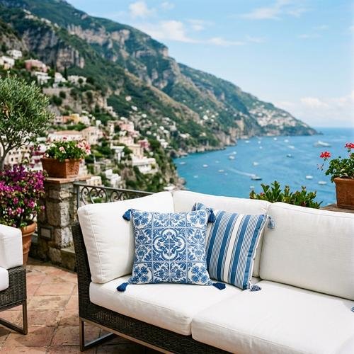 Get in Touch with us 1 blue-white-throw-pillows-amalfi-coast