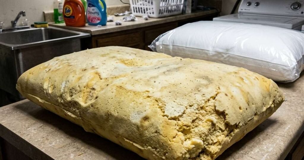How Long Do Memory Foam Pillows Last? 4 Signs It's Time to Replace Yours 2 yellowed crumbling memory foam pillow