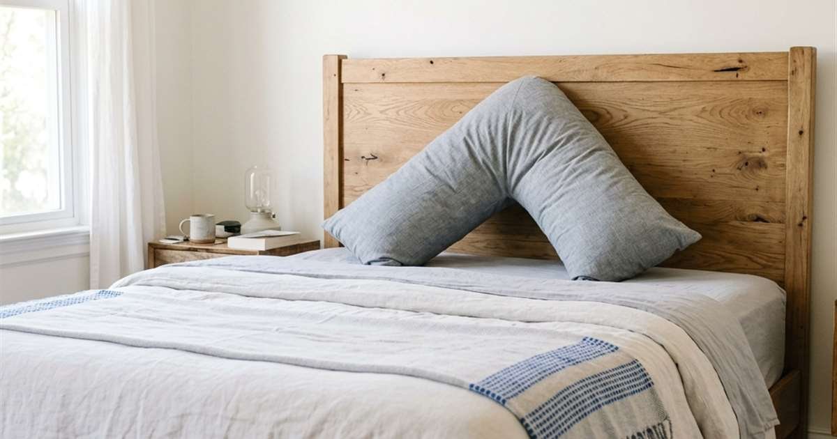 Best V-Shaped Pillows: The Orientation Mistake That Cancels the Support