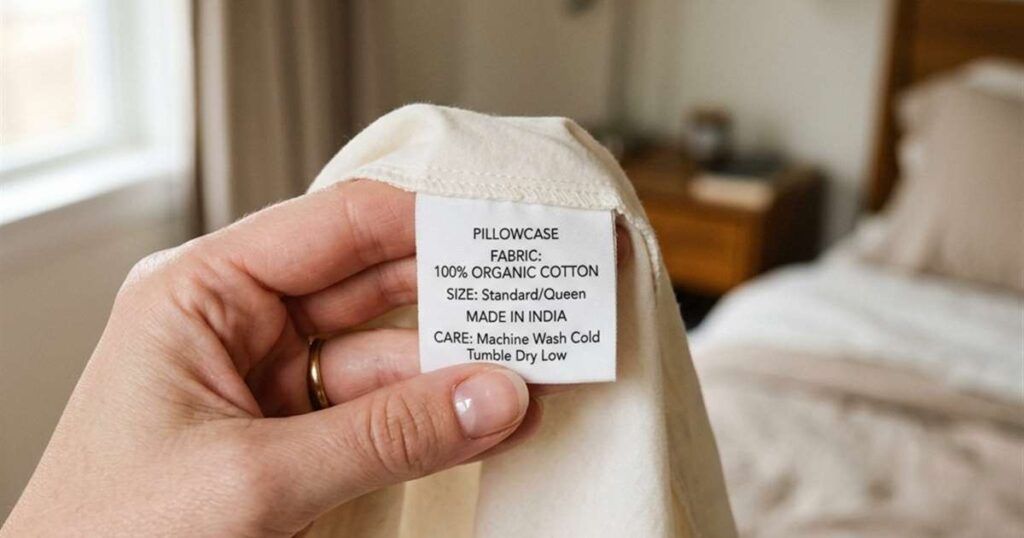 hand-holding-pillowcase-fiber-content-label-showcasing-cooling-pillowcases-that-actually-work