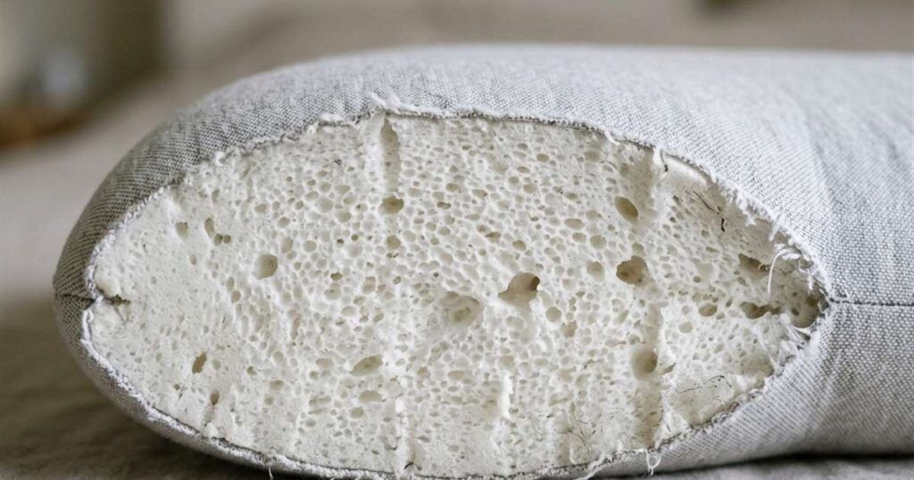 How to Wash a Memory Foam Pillow Without Wrecking the Cell Structure 1 memory-foam-pillow-cross-section-showcasing-how-to-wash-a-memory-foam-pillow