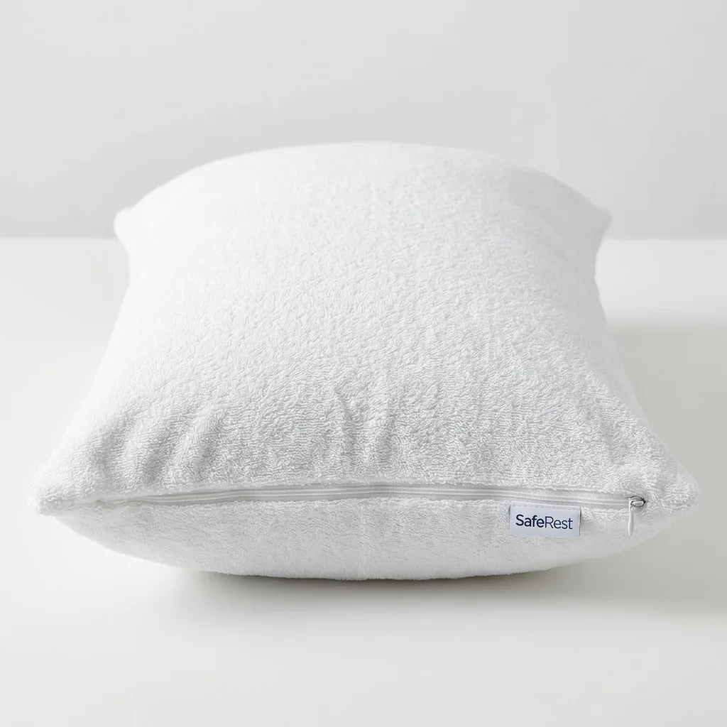 SafeRest Premium Cotton Terry Pillow Protector
