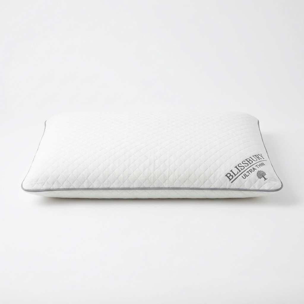 Blissbury Ultra Thin Memory Foam Pillow