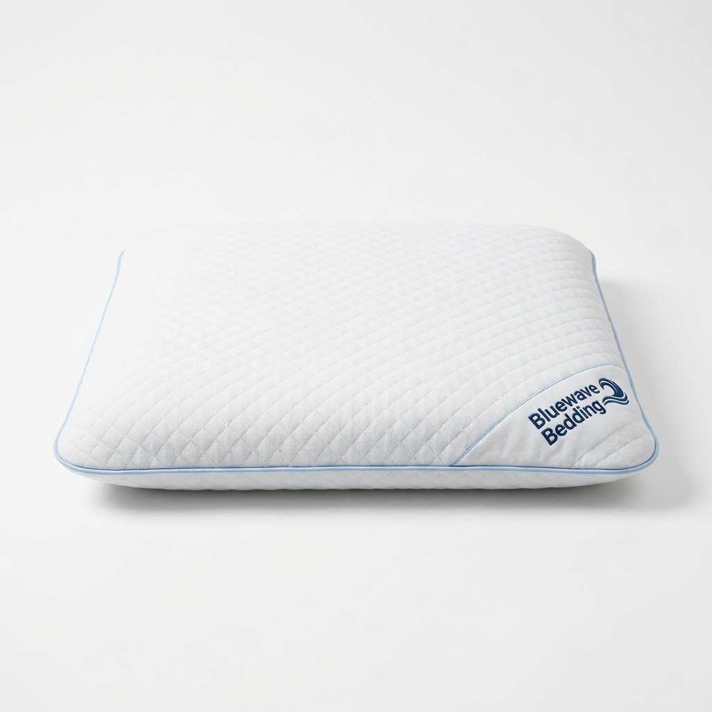 Bluewave Bedding Ultra Slim Gel Memory Foam Pillow