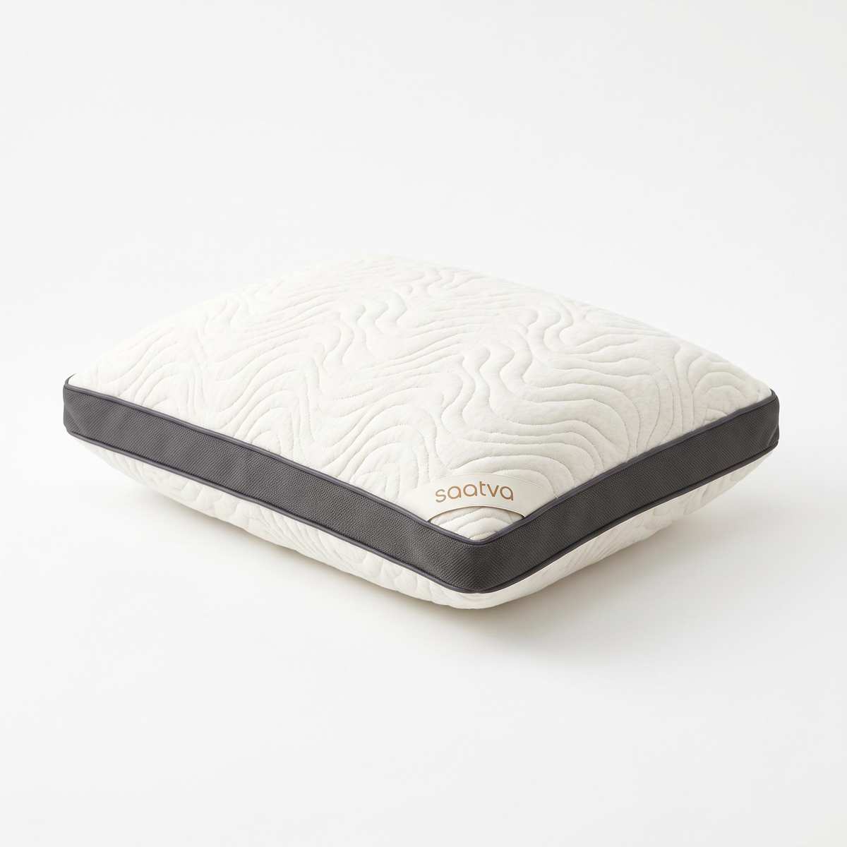 Saatva Graphite Memory Foam Pillow Standard Loft