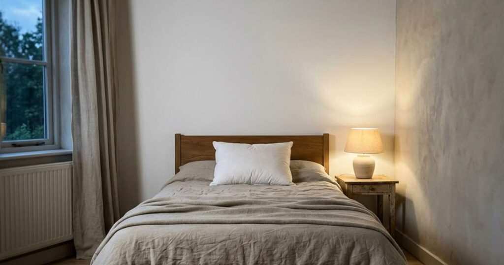 White goose down pillow