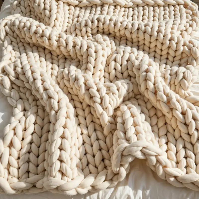 bearaby-napper Bearaby Cotton Napper chunky knit weighted blanket